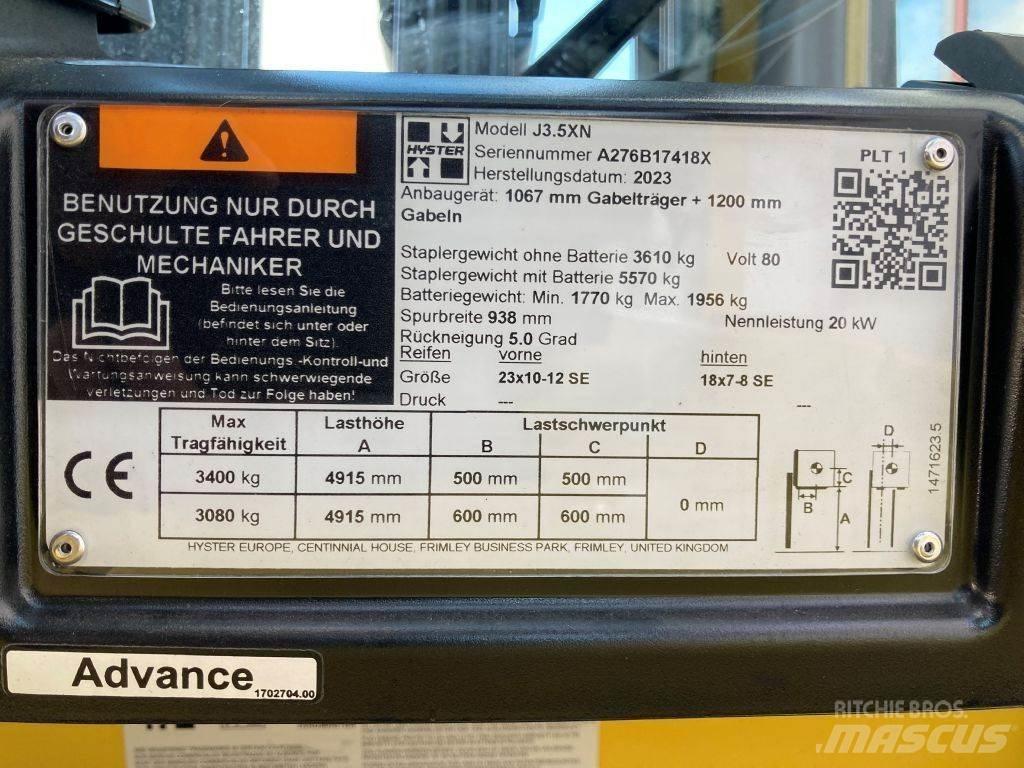 Hyster J 3.5 XN Elektriskie iekrāvēji