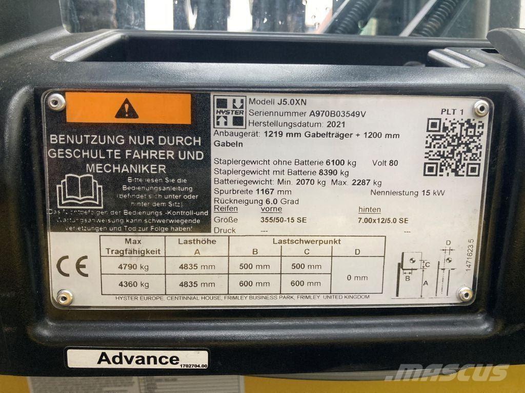 Hyster J 5.0 XN Elektriskie iekrāvēji