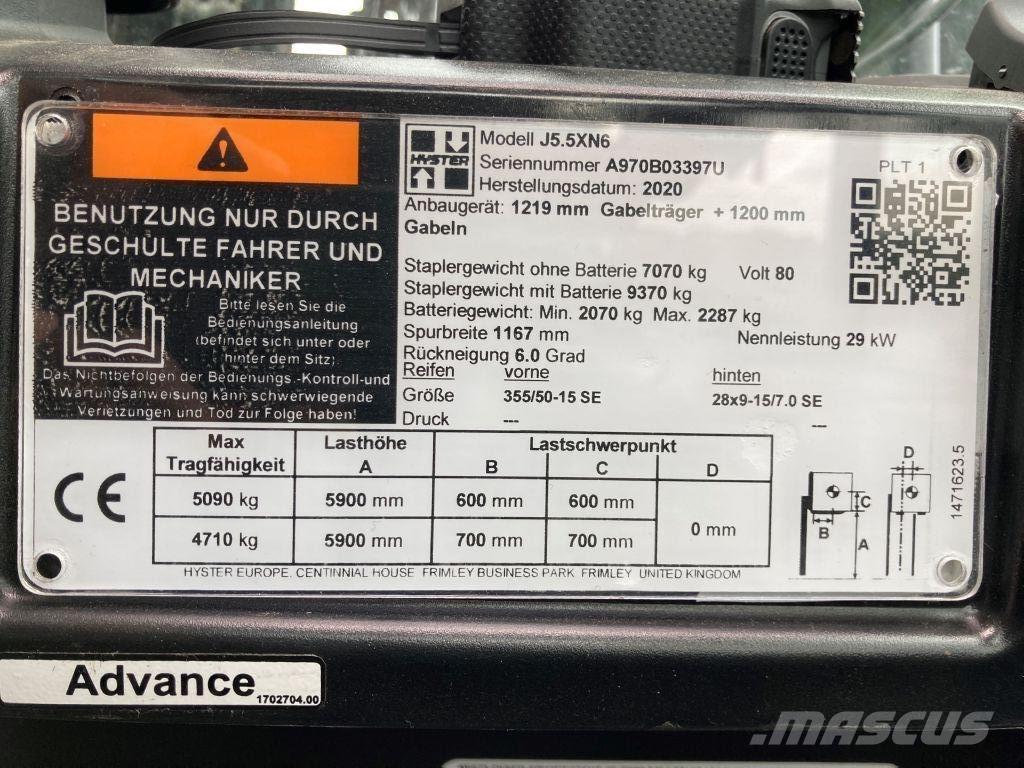 Hyster J 5.5 XN6 Elektriskie iekrāvēji