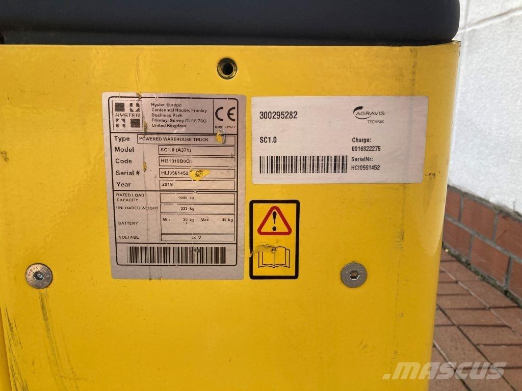 Hyster SC 1.0 Krautnētāji