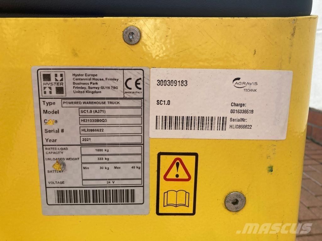 Hyster SC 1.0 Krautnētāji