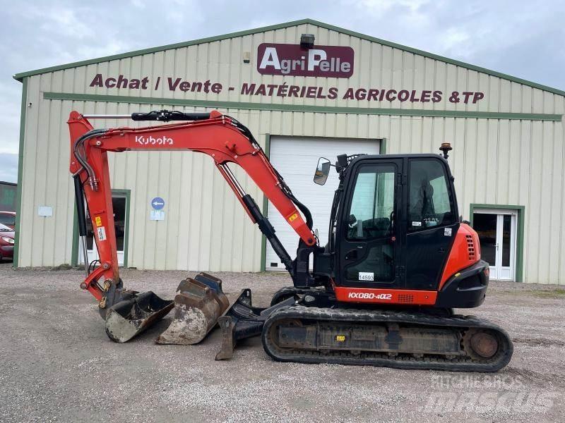 Kubota KX080-4 Mini ekskavatori < 7 t