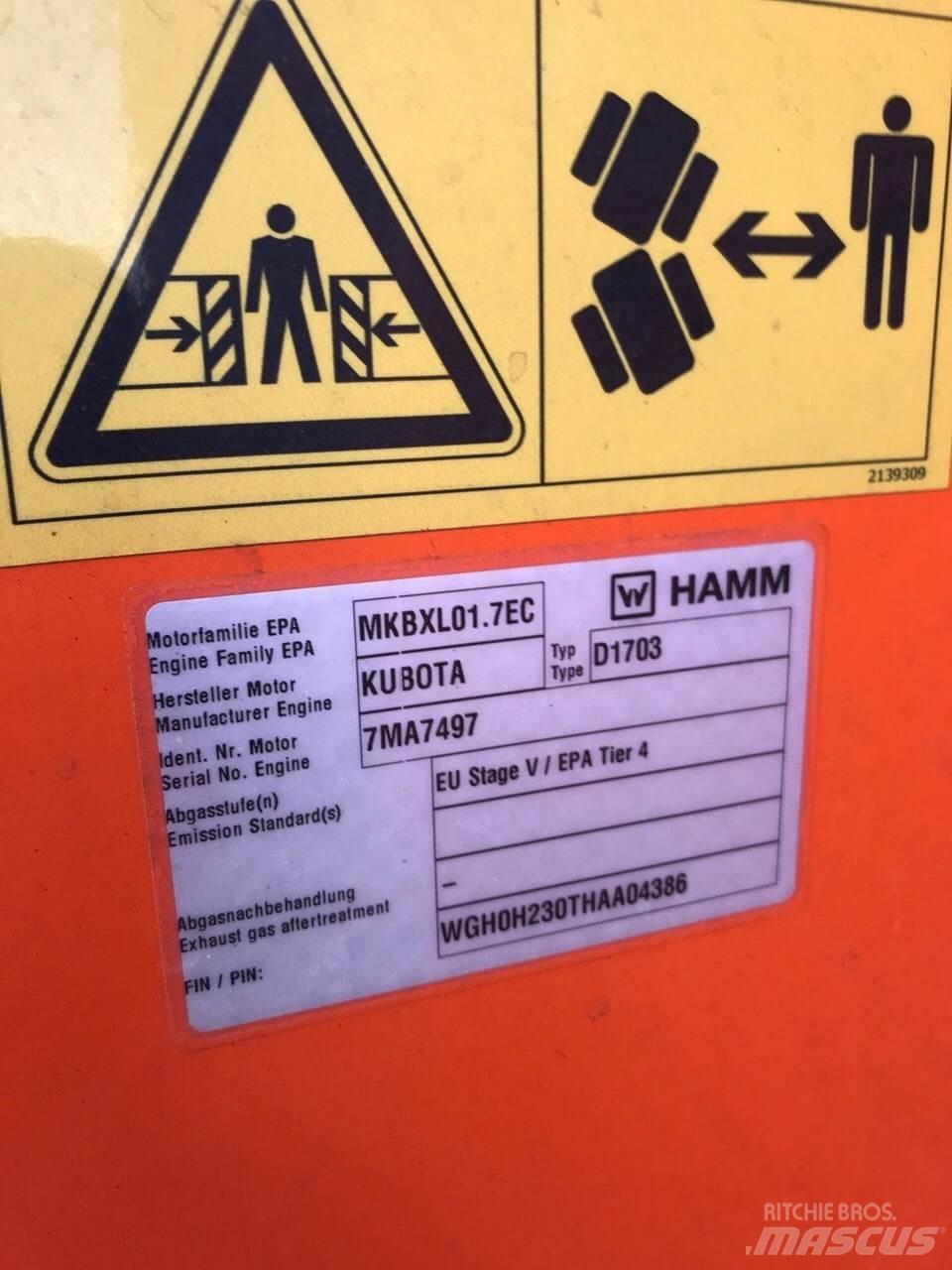 Hamm HD12VV Divvalču grunts veltņi