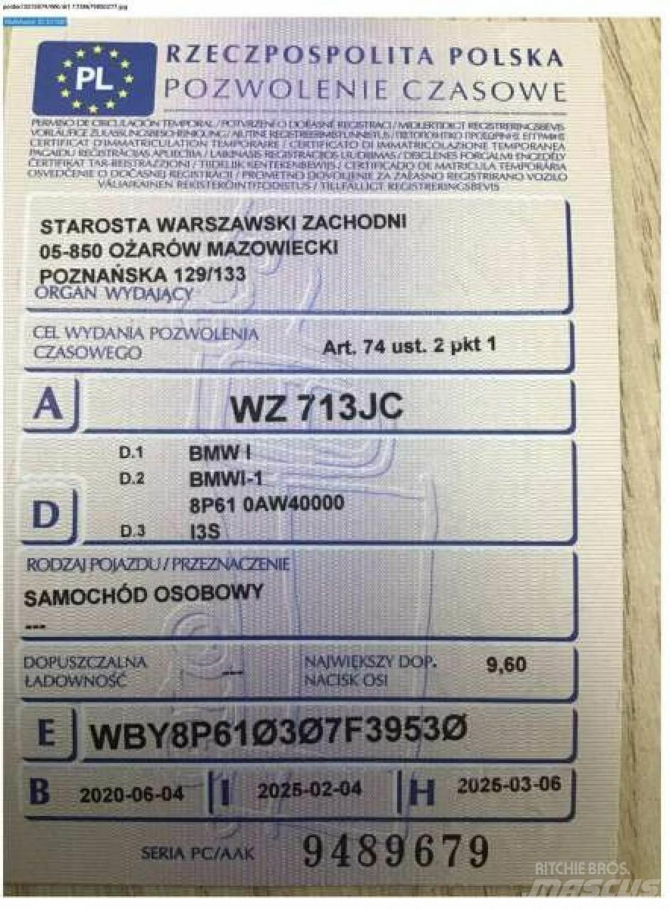 BMW i3 Automašīnas