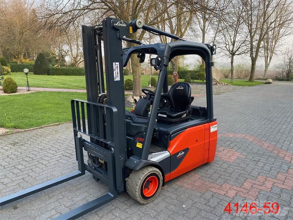 Linde E 20 L 02 Elektriskie iekrāvēji