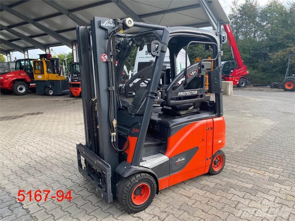 Linde E 20 PH 02 Elektriskie iekrāvēji