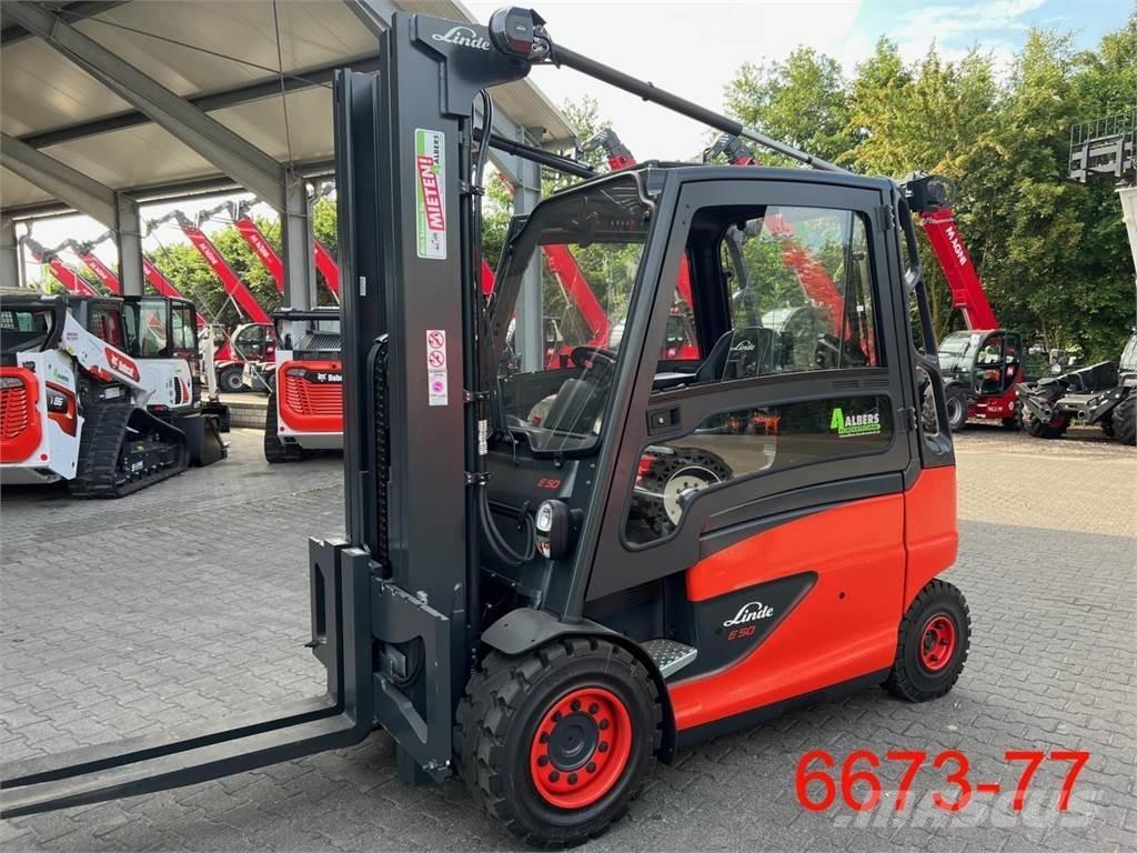 Linde E 50 HL Elektriskie iekrāvēji
