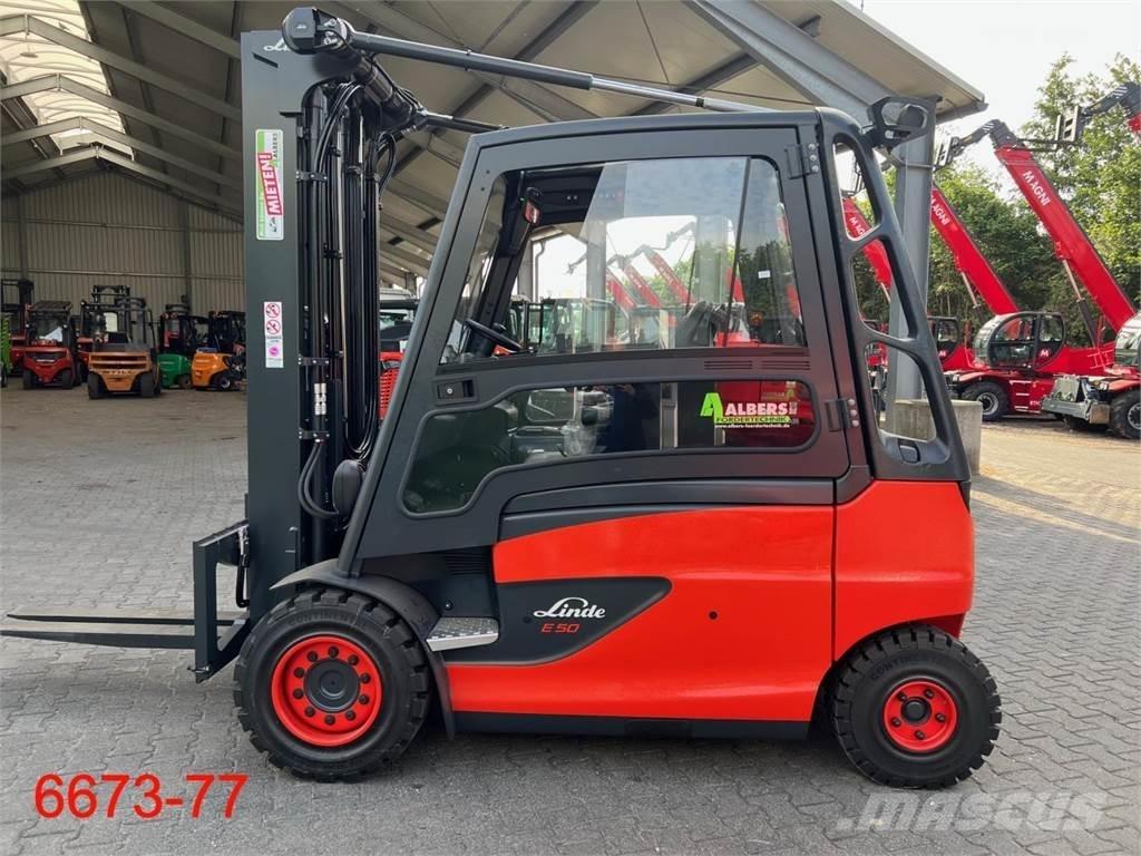 Linde E 50 HL Elektriskie iekrāvēji