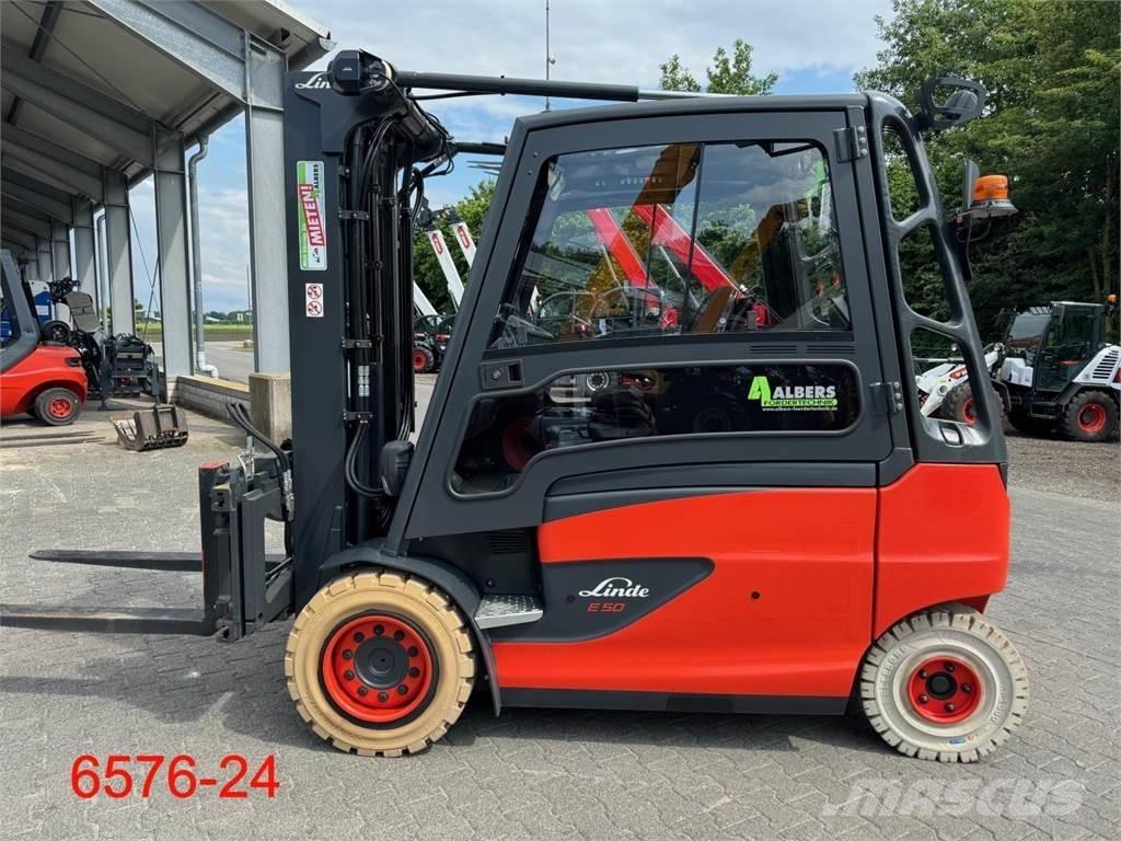 Linde E 50 HL 01 Elektriskie iekrāvēji