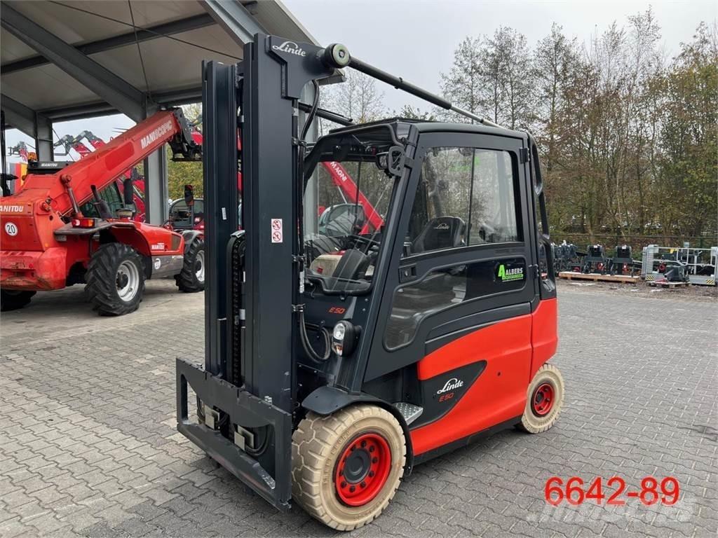 Linde E 50 HL 01 Elektriskie iekrāvēji