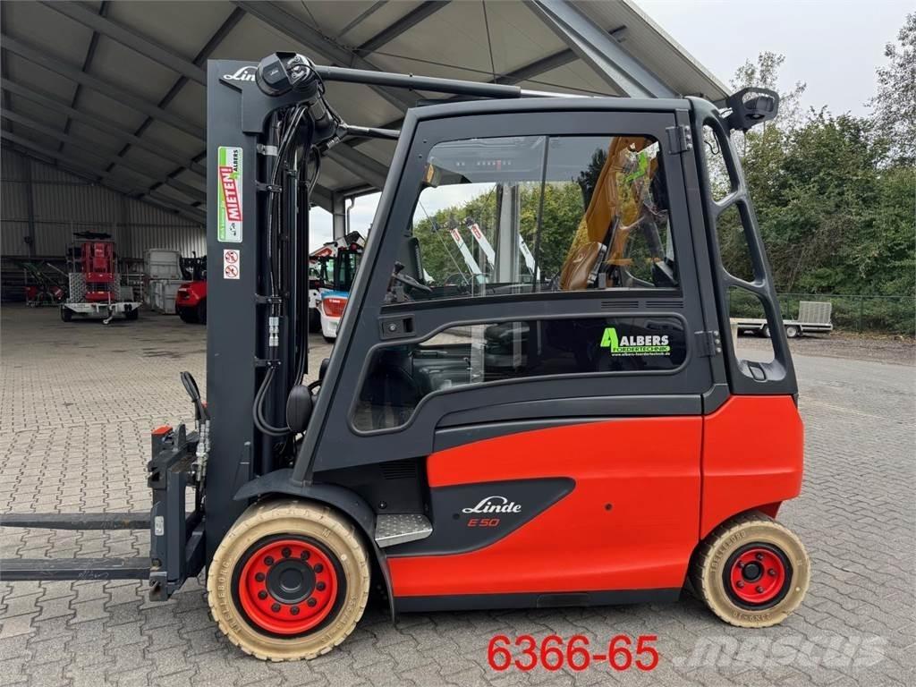 Linde E 50 HL - 01 / 600 Elektriskie iekrāvēji
