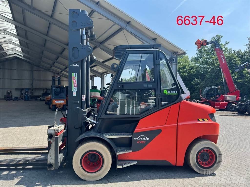 Linde E 80 - 01 / 900 Elektriskie iekrāvēji