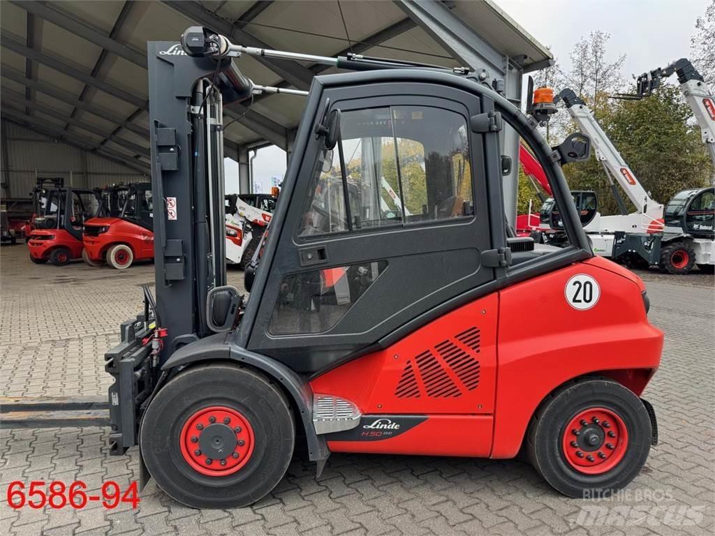 Linde H 50 D - 02 / 600 Tehnika ar dīzeļa dzinēju