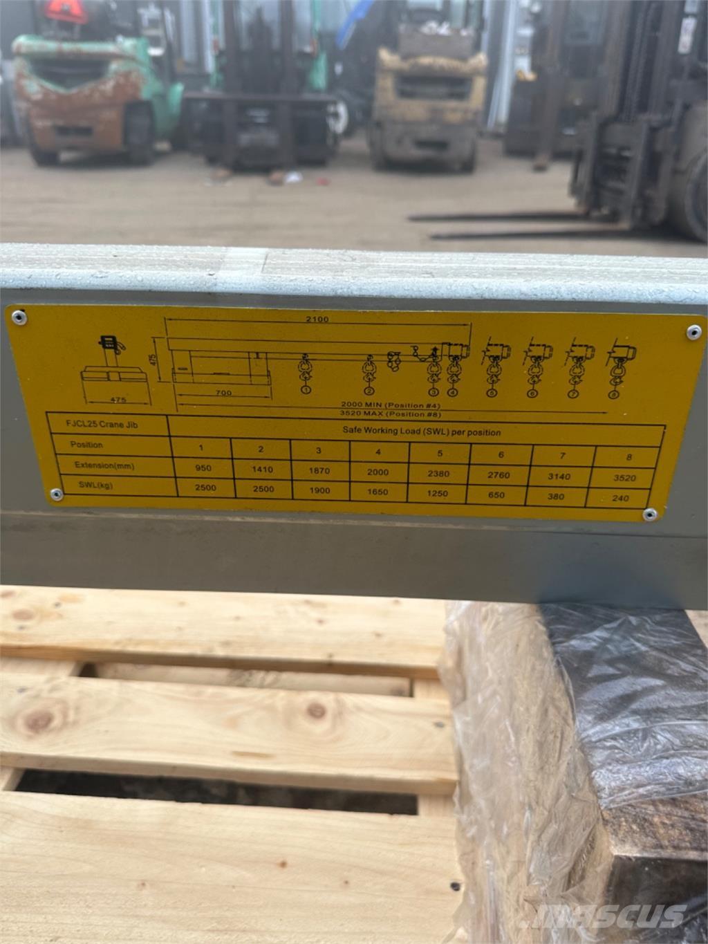  2500kg Citas sastāvdaļas