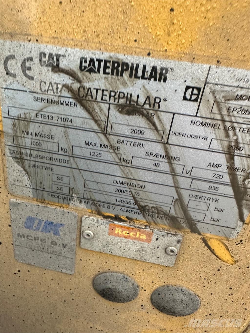 CAT EP20 Elektriskie iekrāvēji