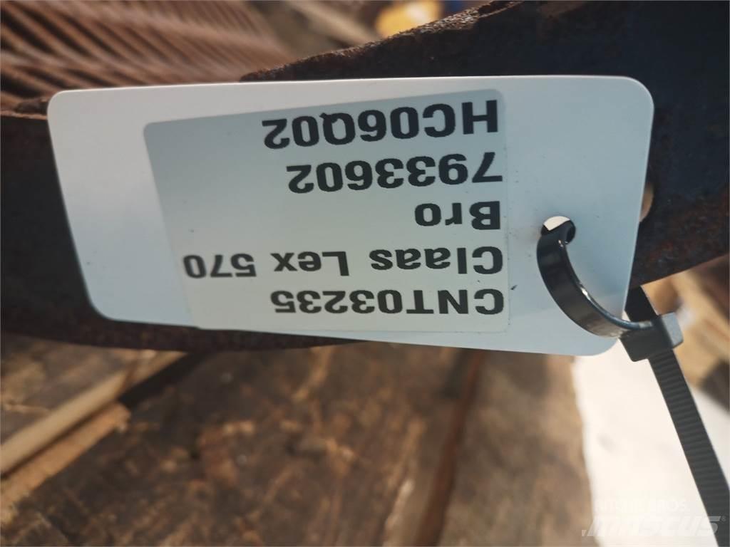 CLAAS Lexion 570 Ražas novākšanas kombainu papildaprīkojums