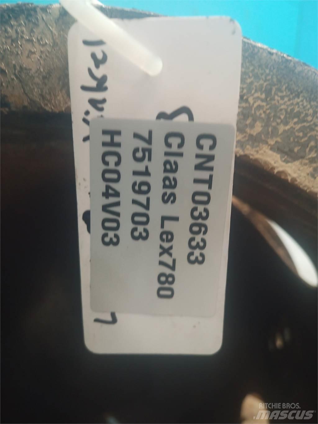 CLAAS Lexion 780 Ražas novākšanas kombainu papildaprīkojums
