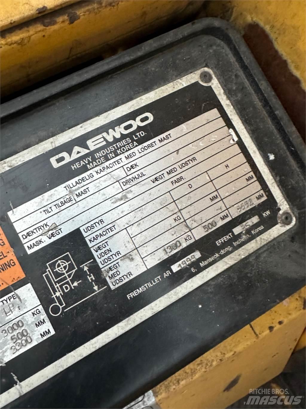 Daewoo G30E LPG tehnika