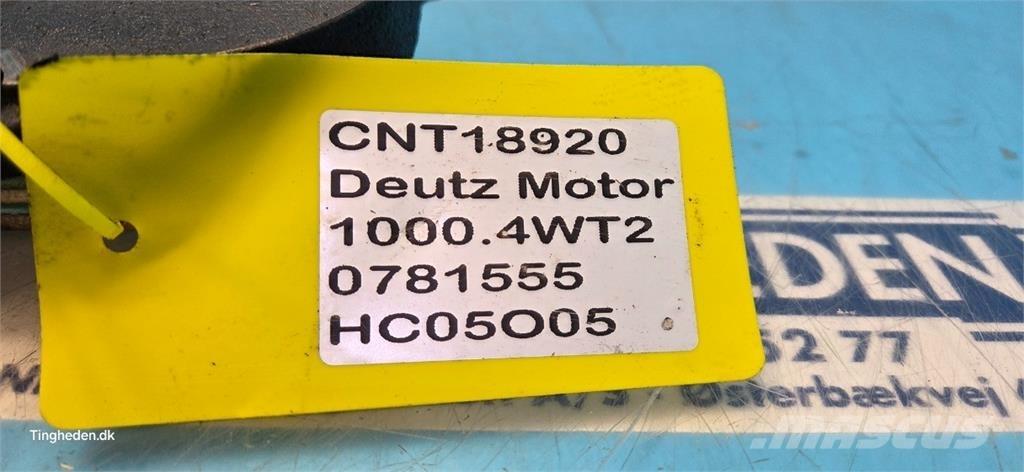 Deutz 1000.4WT2 Dzinēji