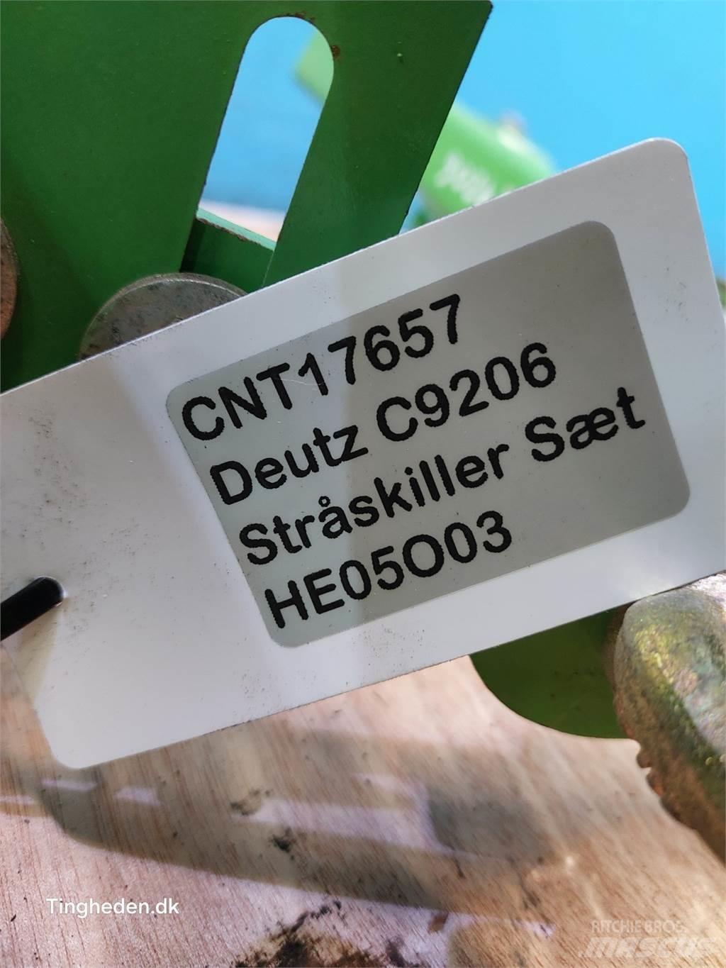 Deutz C9206 Ražas novākšanas kombainu papildaprīkojums