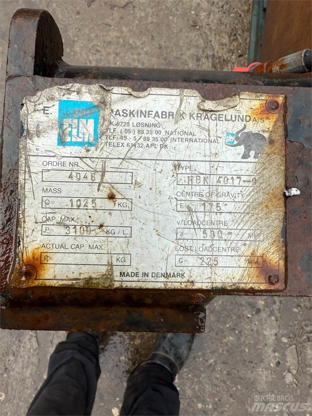 Elm Plade klemme Dakšu satvērēji