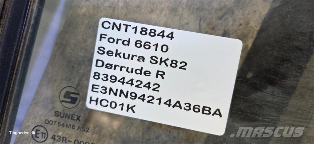 Ford 6610 Kabīnes un interjers