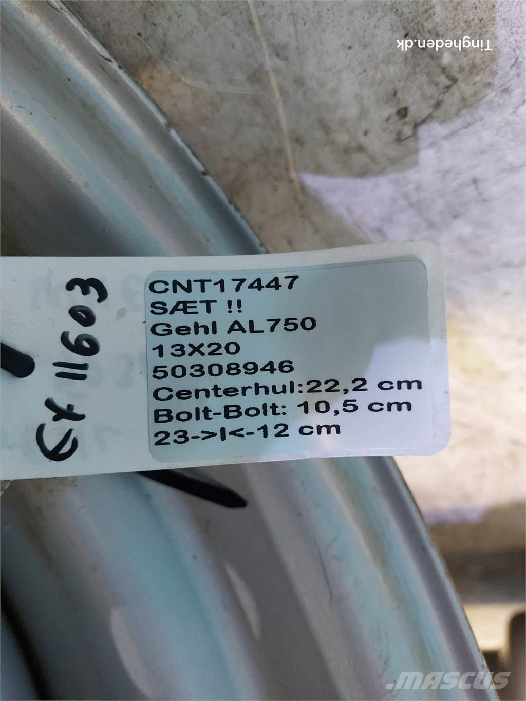 Gehl 20 13x20 Riepas, riteņi un diski