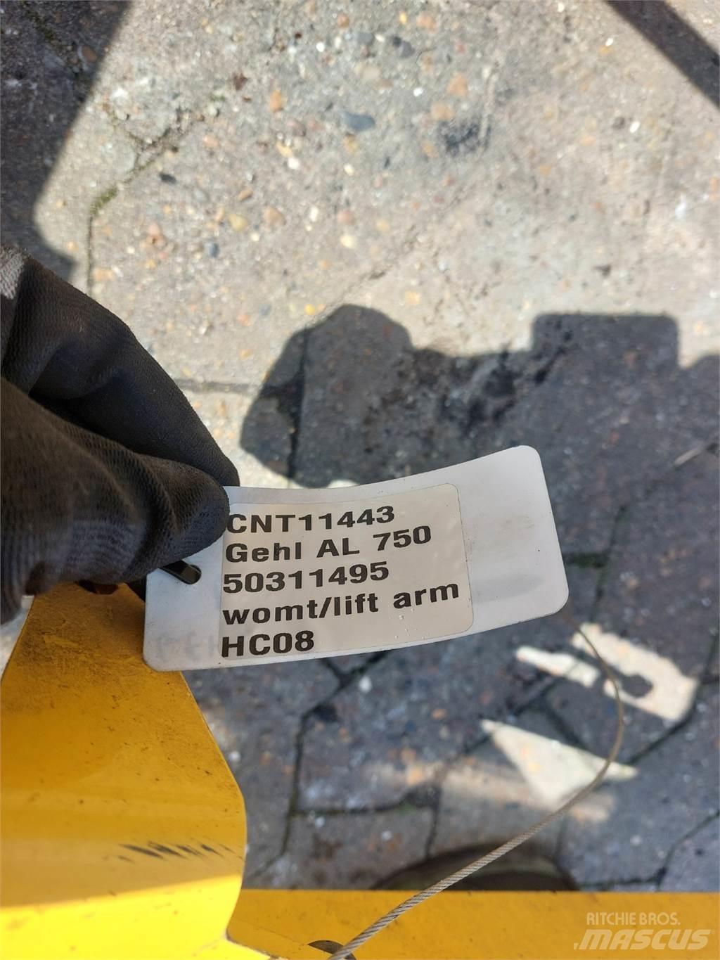 Gehl AL750 Strēles un kausi