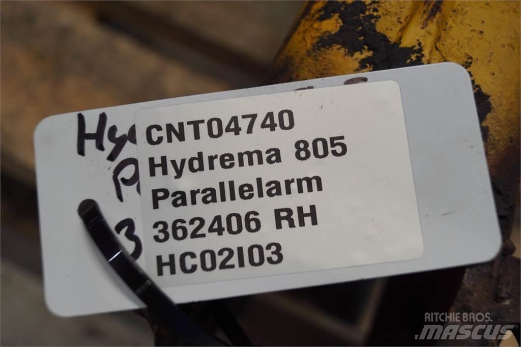 Hydrema 805 Strēles un kausi
