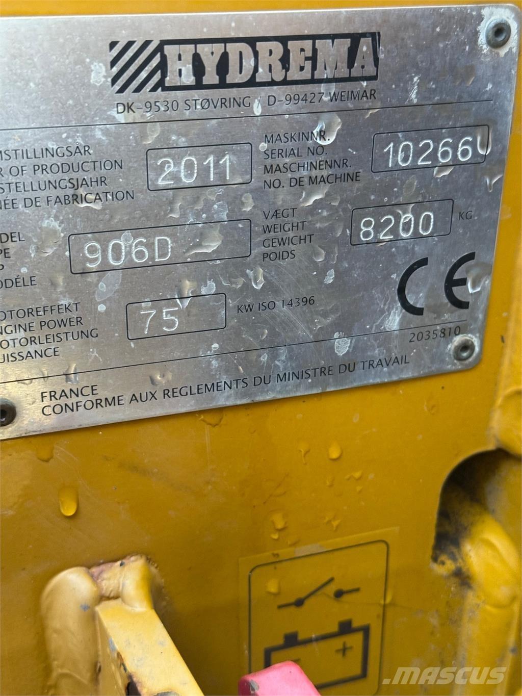 Hydrema 906D Ekskavatori-iekrāvēji