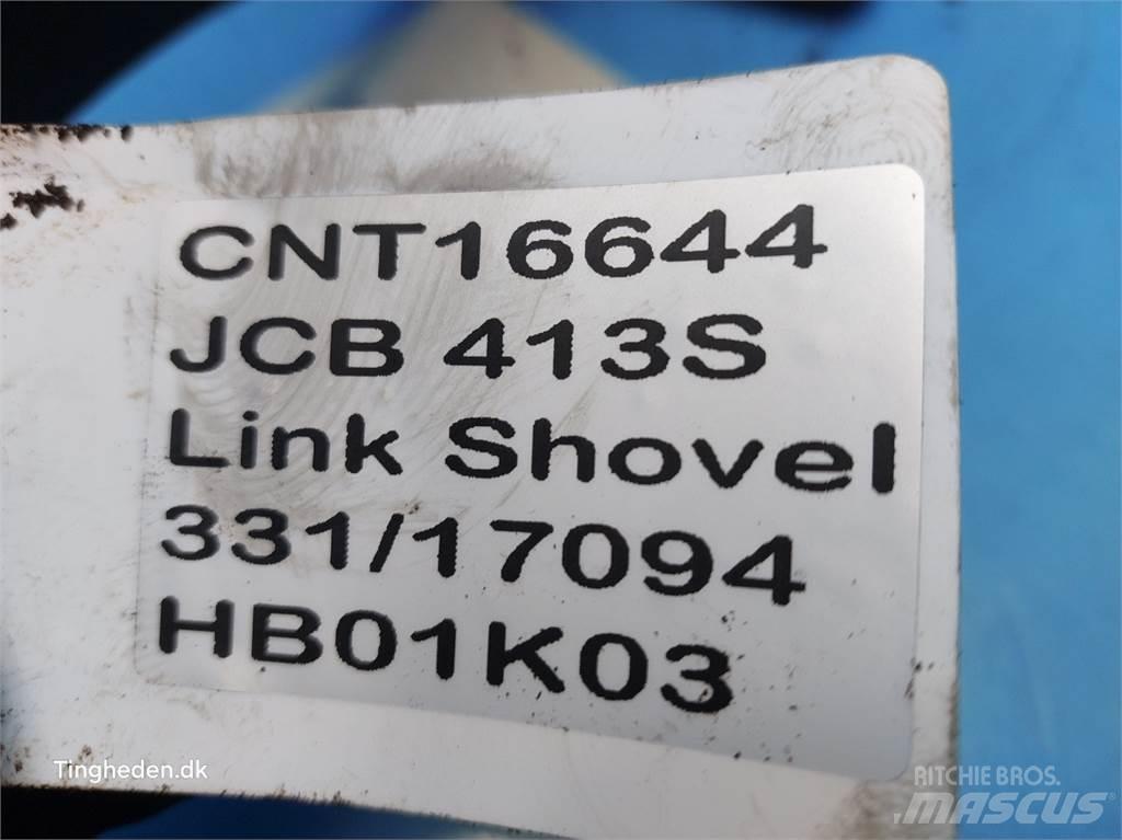 JCB 413S Strēles un kausi