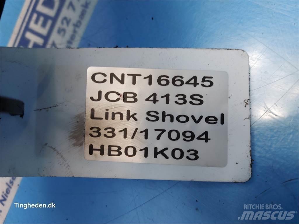JCB 413S Strēles un kausi