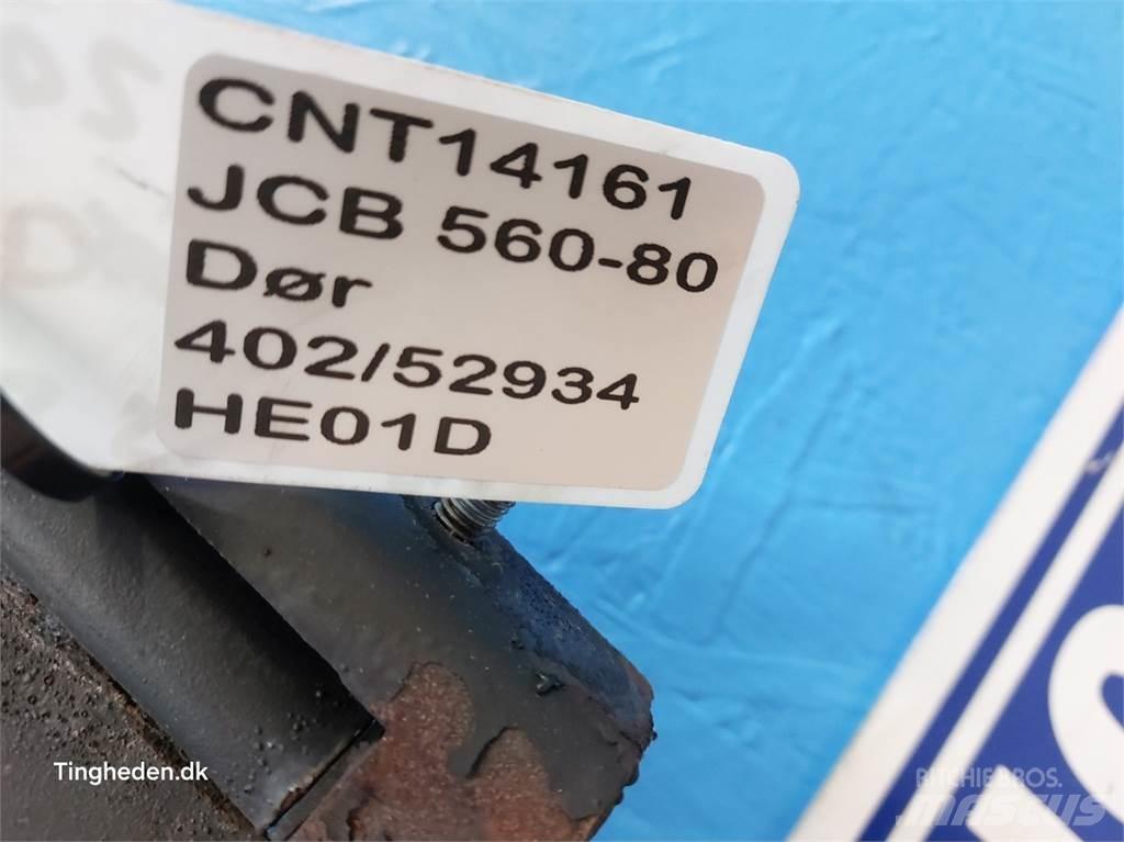JCB 560-80 Kabīnes un interjers