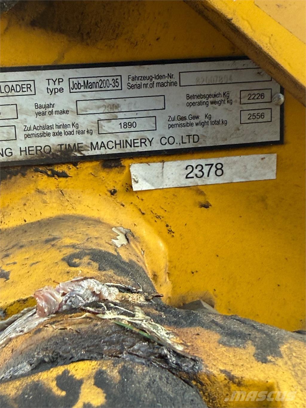 Job-Mann 200-35 Mini iekrāvēji