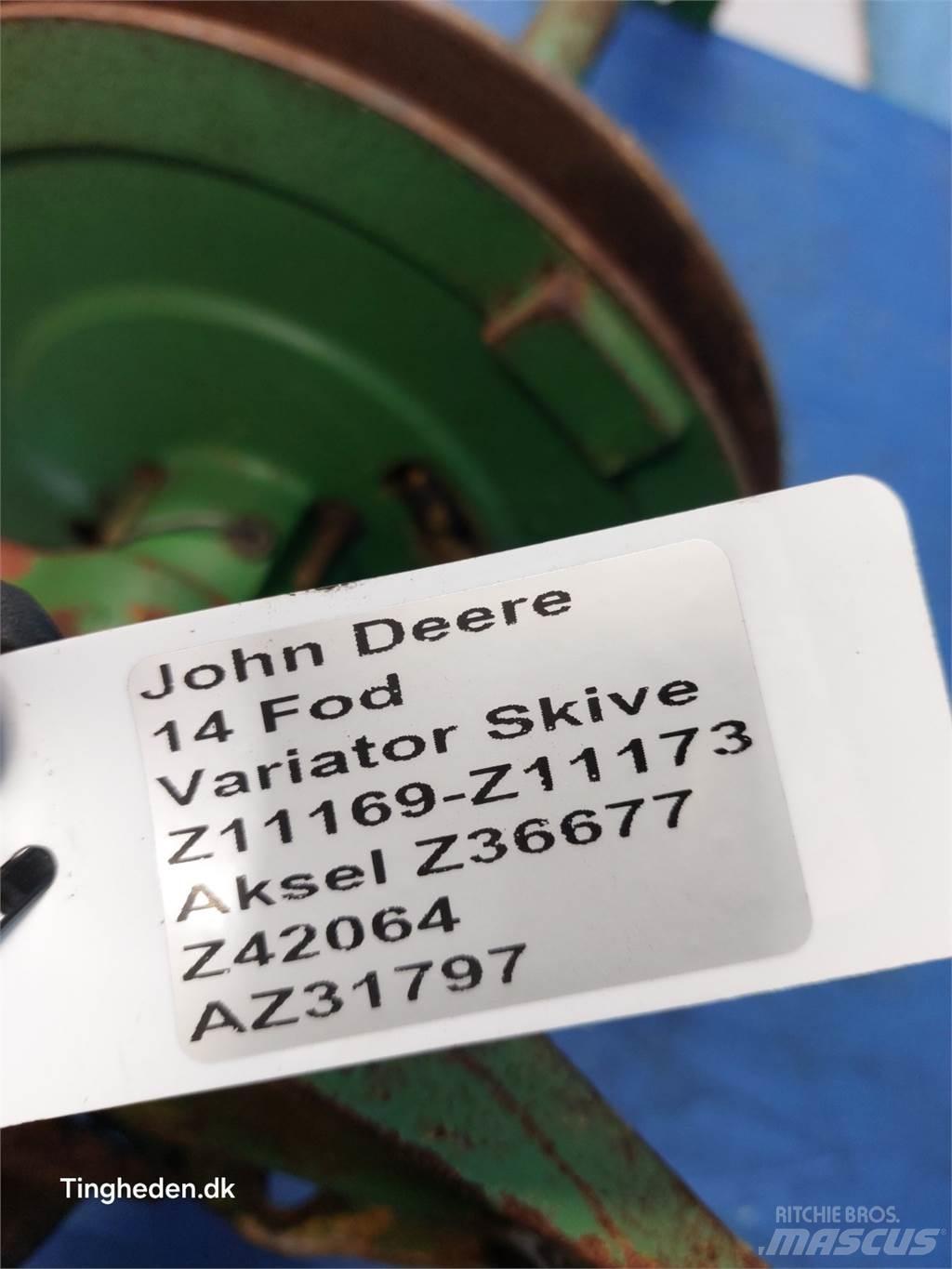 John Deere 1000 Ražas novākšanas kombainu papildaprīkojums