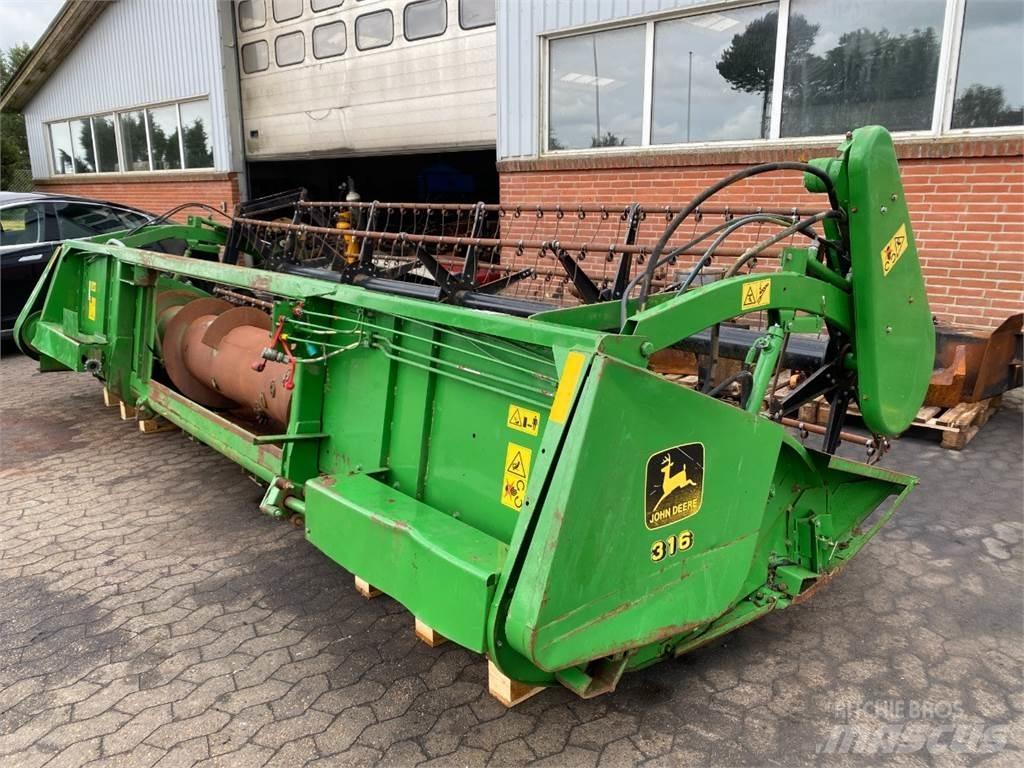 John Deere 16 Ražas novākšanas kombainu papildaprīkojums