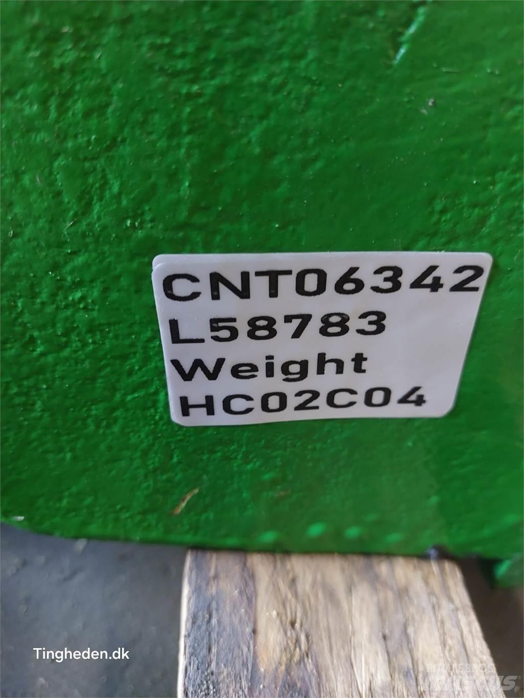 John Deere 1850 Priekšējie svari