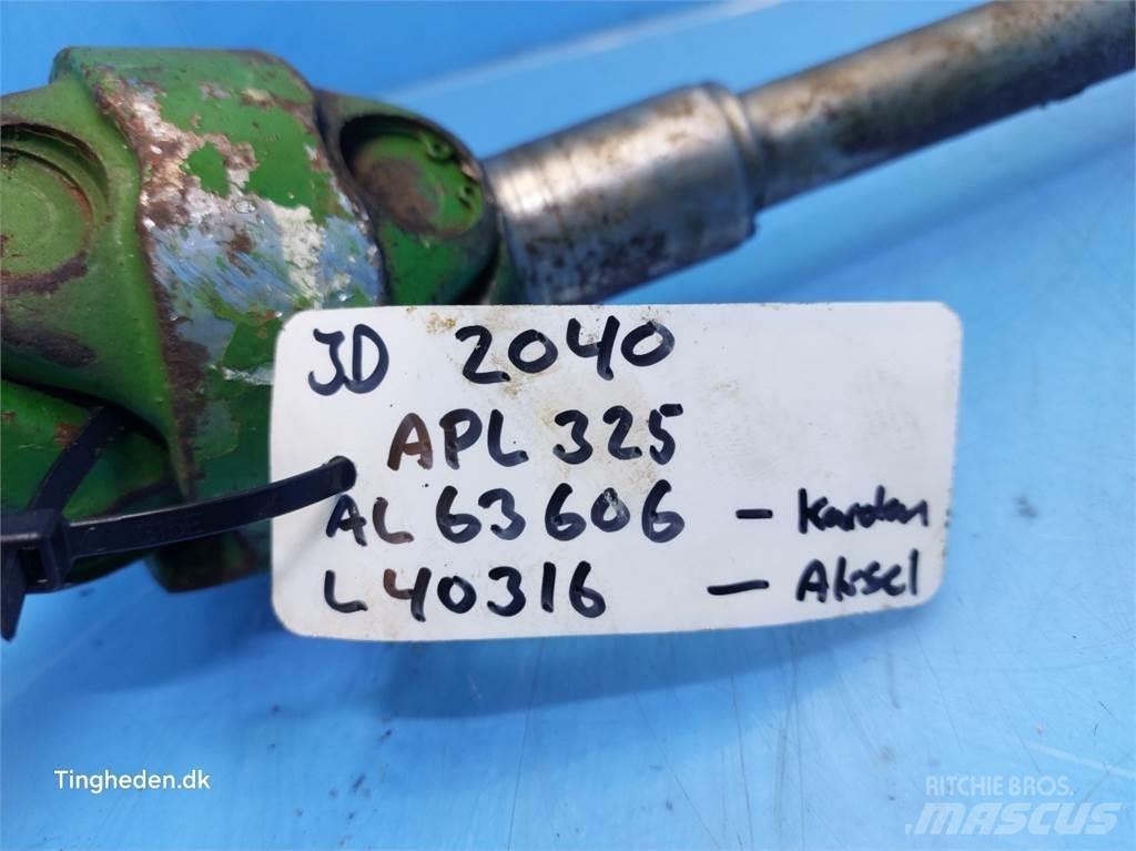 John Deere 2040 Cits traktoru papildaprīkojums