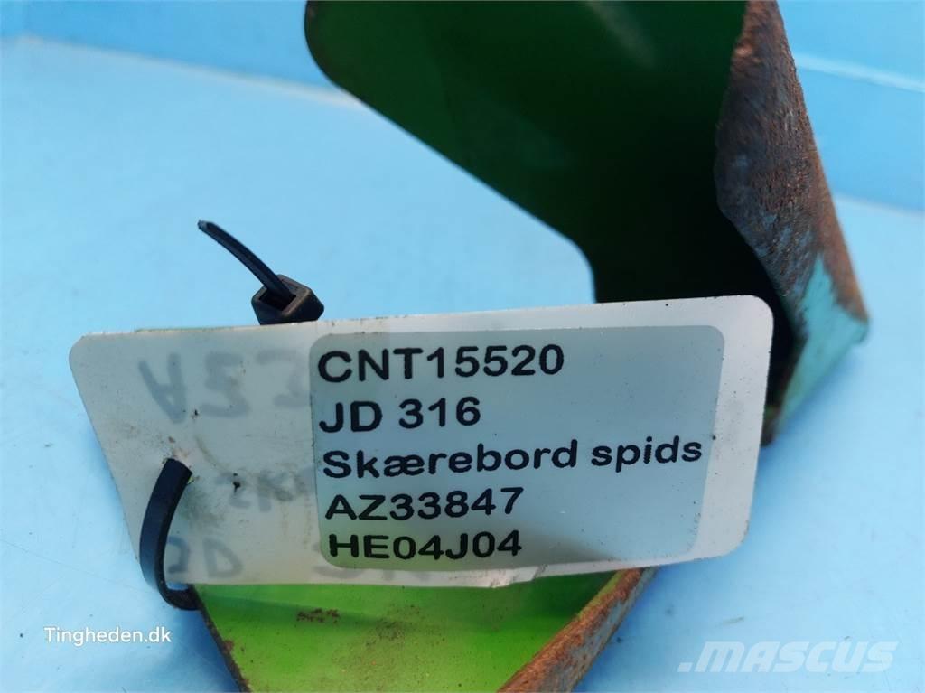 John Deere 316 Ražas novākšanas kombainu papildaprīkojums