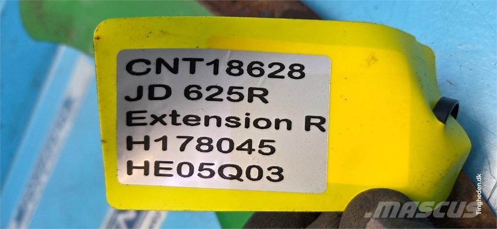 John Deere 625R Ražas novākšanas kombainu papildaprīkojums