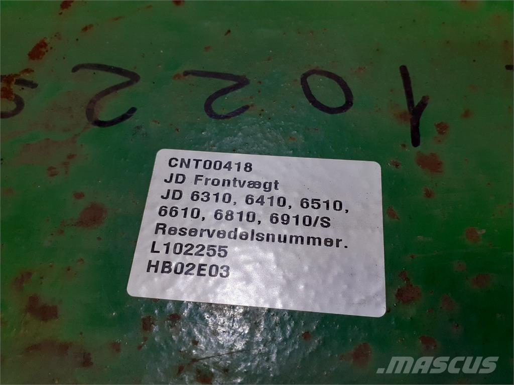 John Deere 6410 Priekšējie svari
