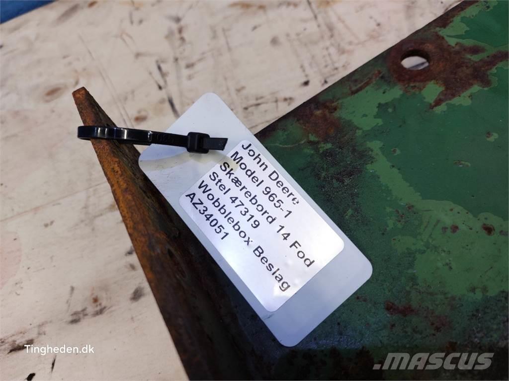 John Deere 965 Ražas novākšanas kombainu papildaprīkojums