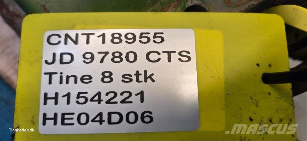 John Deere 9780 Ražas novākšanas kombainu papildaprīkojums