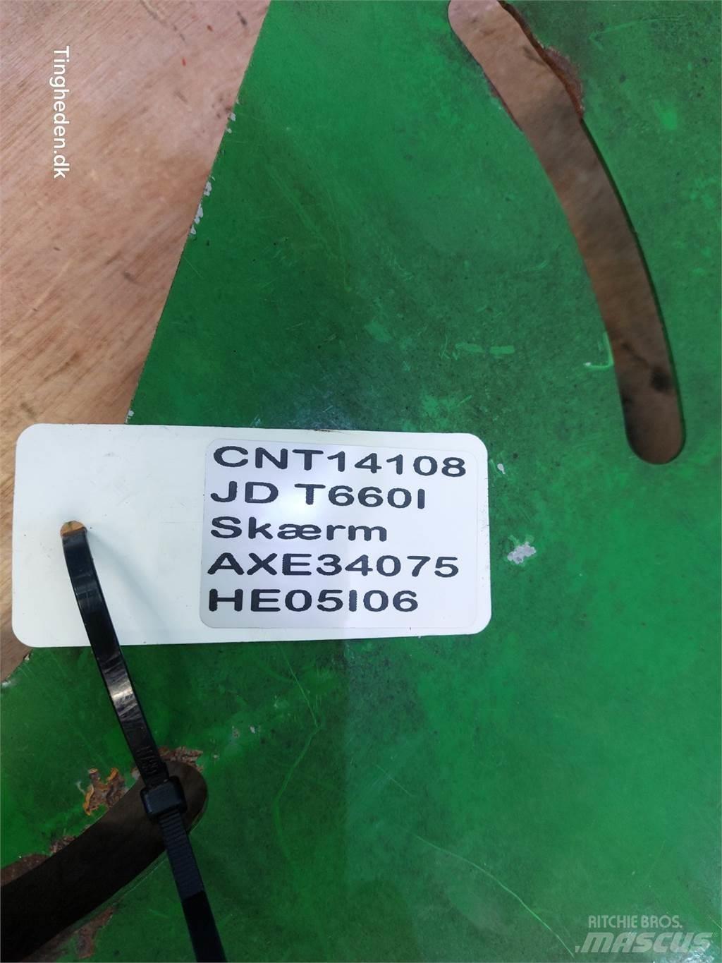 John Deere T660I Ražas novākšanas kombainu papildaprīkojums