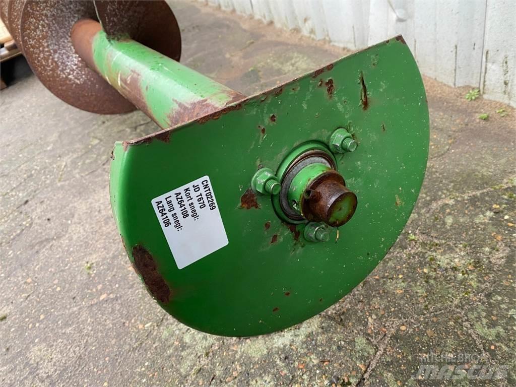 John Deere T670 Ražas novākšanas kombainu papildaprīkojums