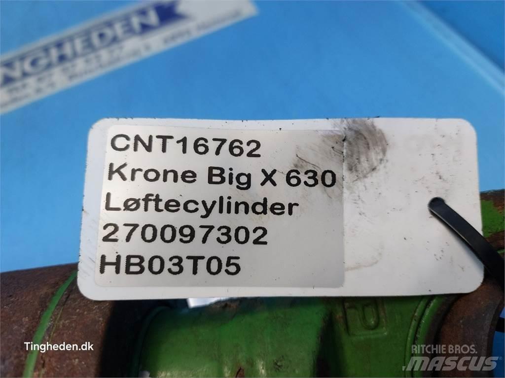 Krone Big X 630 Siena un lopbarības novākšanas mašīnu piederumi