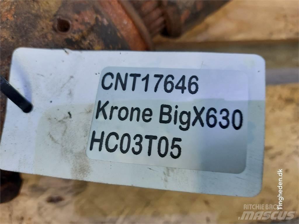 Krone Big X 630 Siena un lopbarības novākšanas mašīnu piederumi
