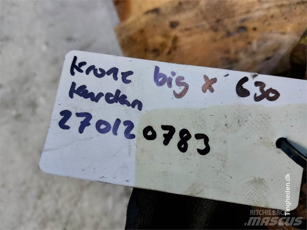 Krone Big X 630 Siena un lopbarības novākšanas mašīnu piederumi