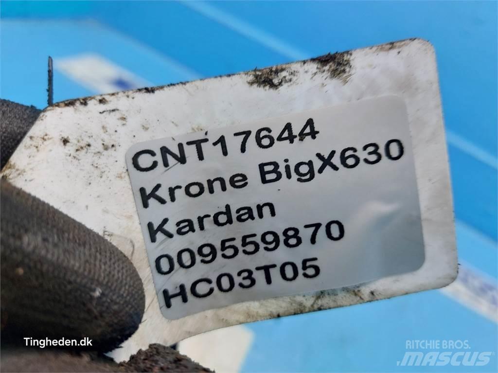 Krone Big X 630 Siena un lopbarības novākšanas mašīnu piederumi