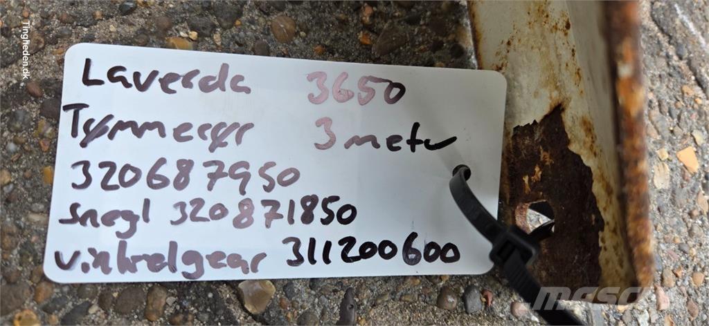 Laverda 3650 Ražas novākšanas kombainu papildaprīkojums